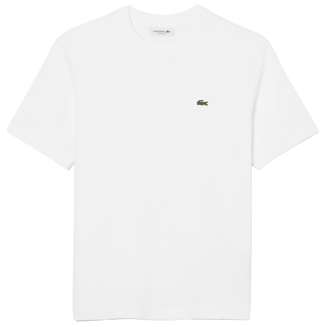 Lacoste Women's Relaxed Cotton Tee - White
