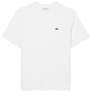 Lacoste Women's Relaxed Cotton Tee - White