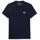 Lacoste Women's Ultra Dry Technical Cotton Tee - Navy Blue