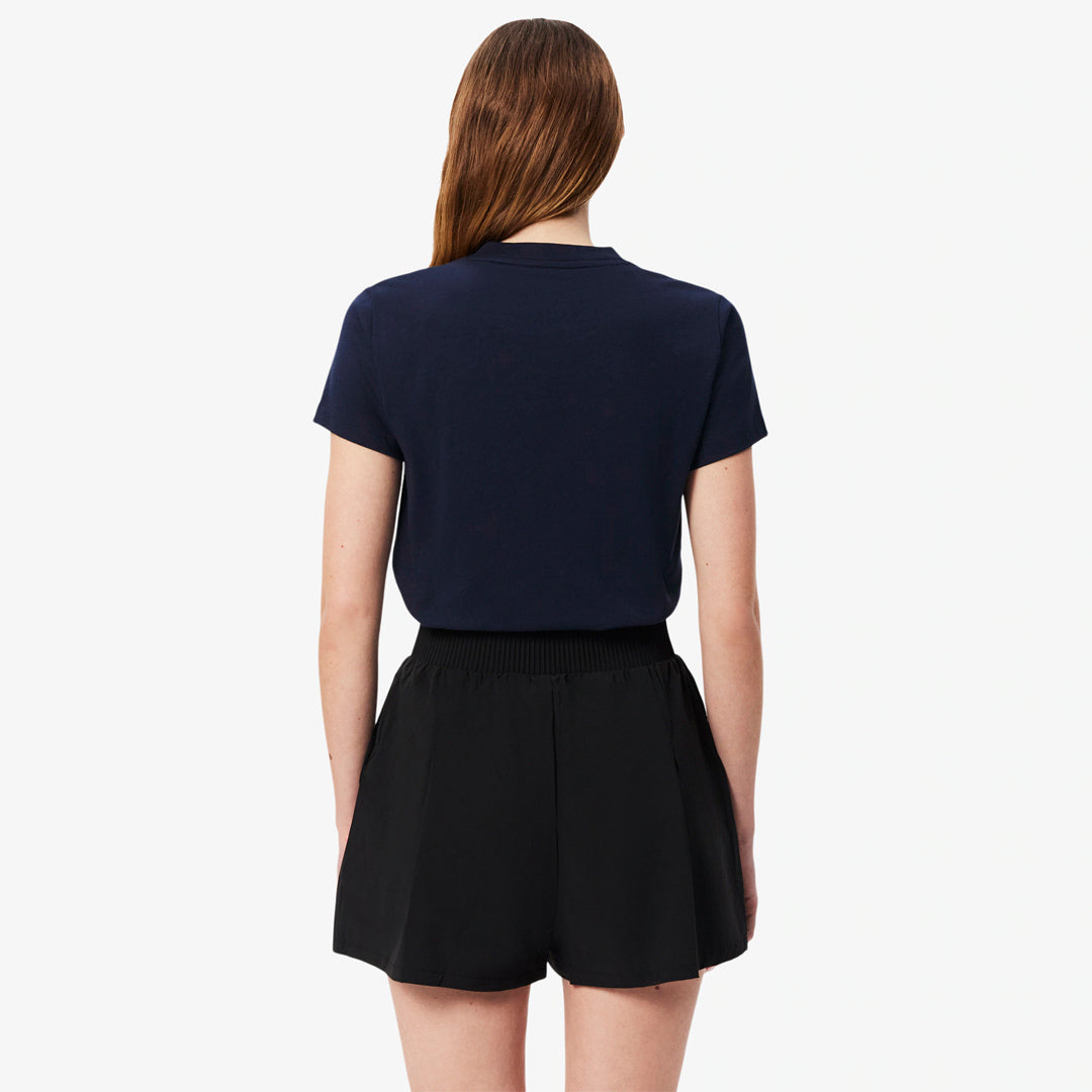 Lacoste Women's Ultra Dry Tech T-Shirt - Navy Blue