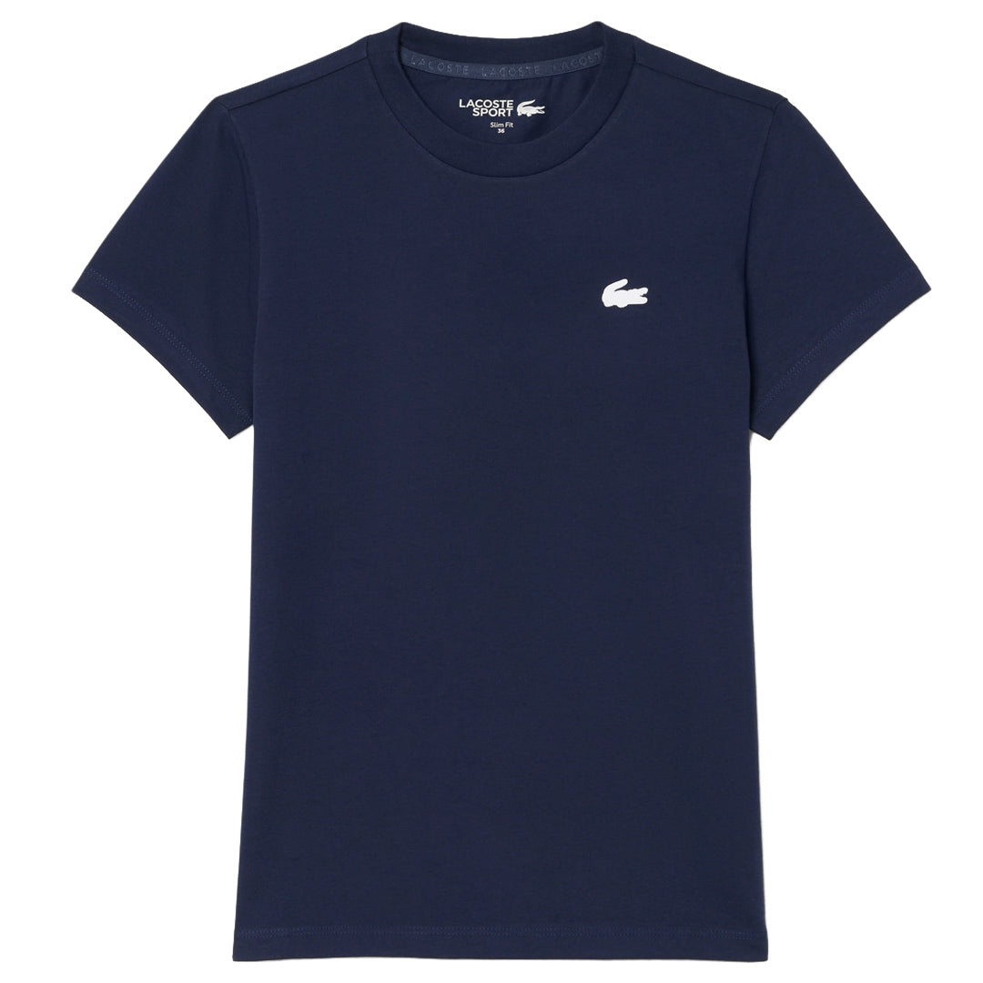 Lacoste Women's Ultra Dry Tech T-Shirt - Navy