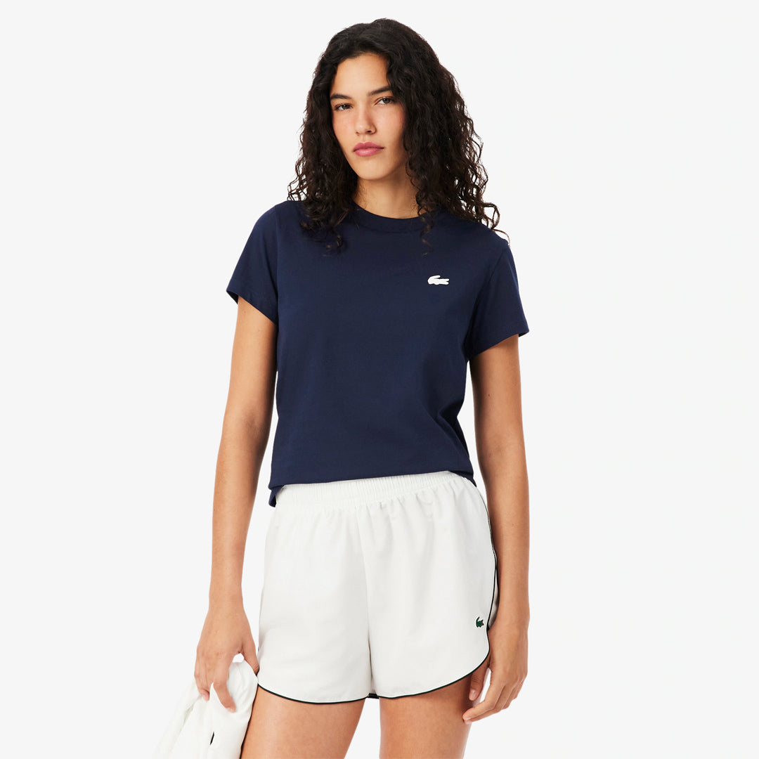 Lacoste Women's Ultra Dry Tech T-Shirt - Navy