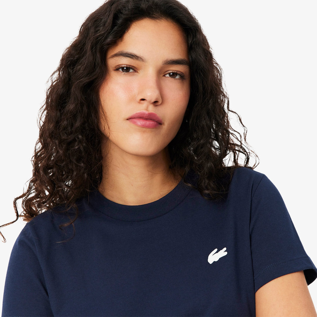 Lacoste Women's Ultra Dry Tech T-Shirt - Navy