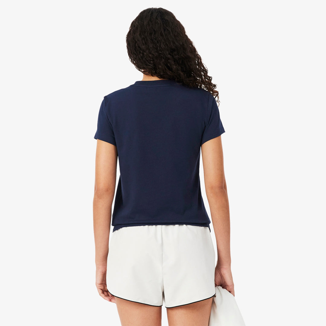 Lacoste Women's Ultra Dry Tech T-Shirt - Navy