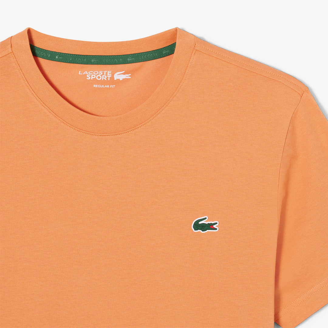 Lacoste Men's Ultra Dry Crocodile Graphic Tee - Orange