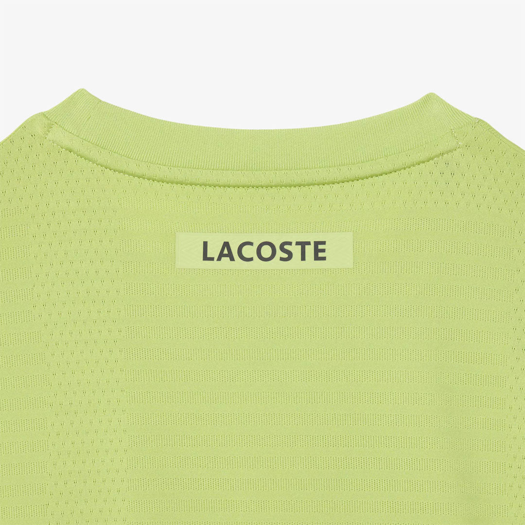 Lacoste Men's Ultra Dry Jacquard Tee - Green
