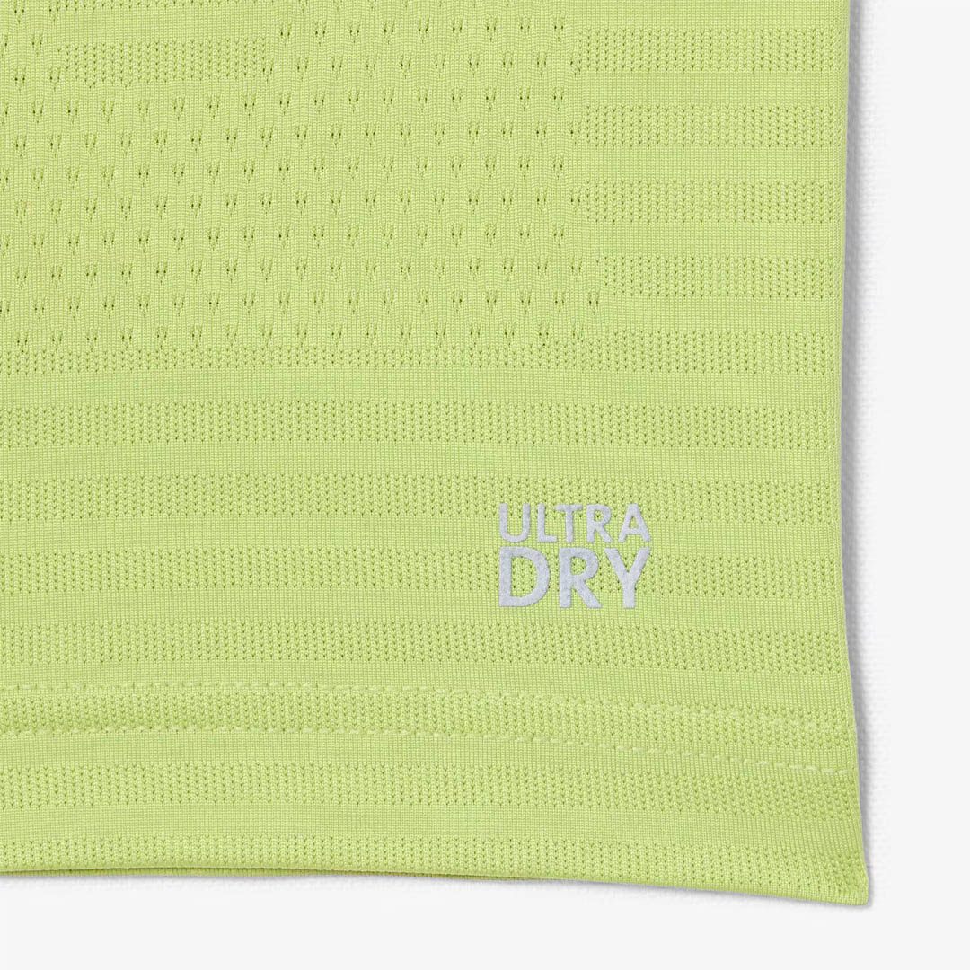 Lacoste Men's Ultra Dry Jacquard Tee - Green