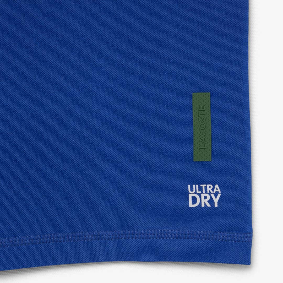 Lacoste Men's Ultra Dry Stretch Training Tee - Cobalt