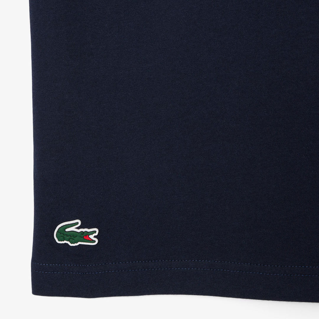Lacoste Men's Ultra Dry Printed Sport Tee - Navy Blue