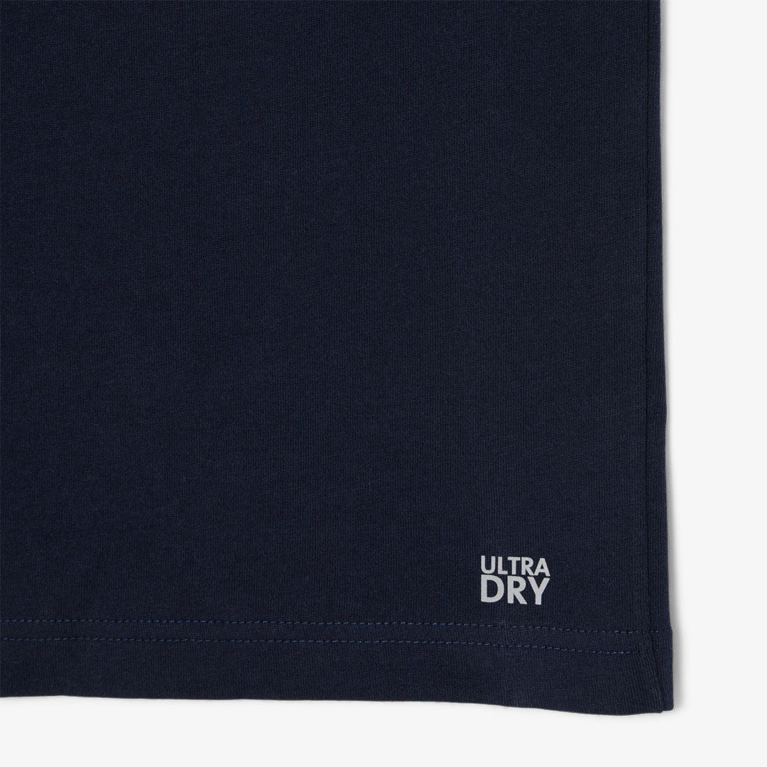 Lacoste Men's Ultra Dry Printed Sport Tee - Navy Blue