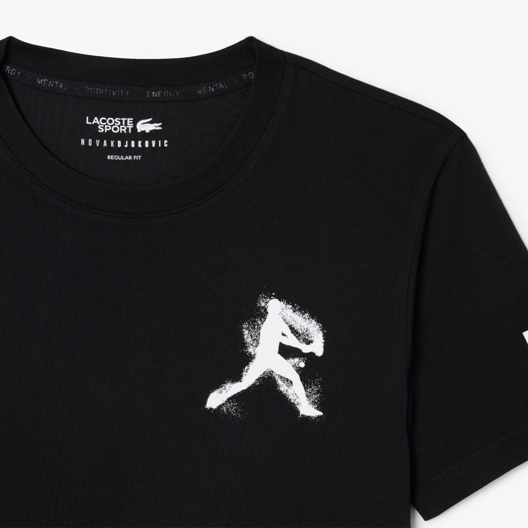 Lacoste Men's Novak Djokovic Cap and Tee Set - Black/White