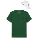 Lacoste Men's Djokovic Cap and Tee Set - Green/Marine Blue