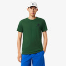 Lacoste Men's Djokovic Cap and Tee Set - Green/Marine Blue