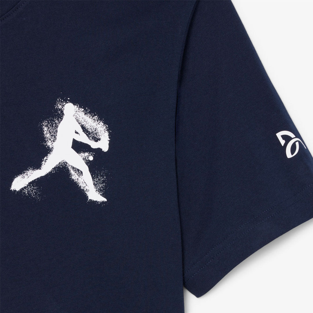 Lacoste Men's Novak Djokovic Cap and Tee Set - Navy Blue/White