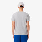Lacoste Men's Djokovic Cap and Tee Set - Grey/Navy Blue