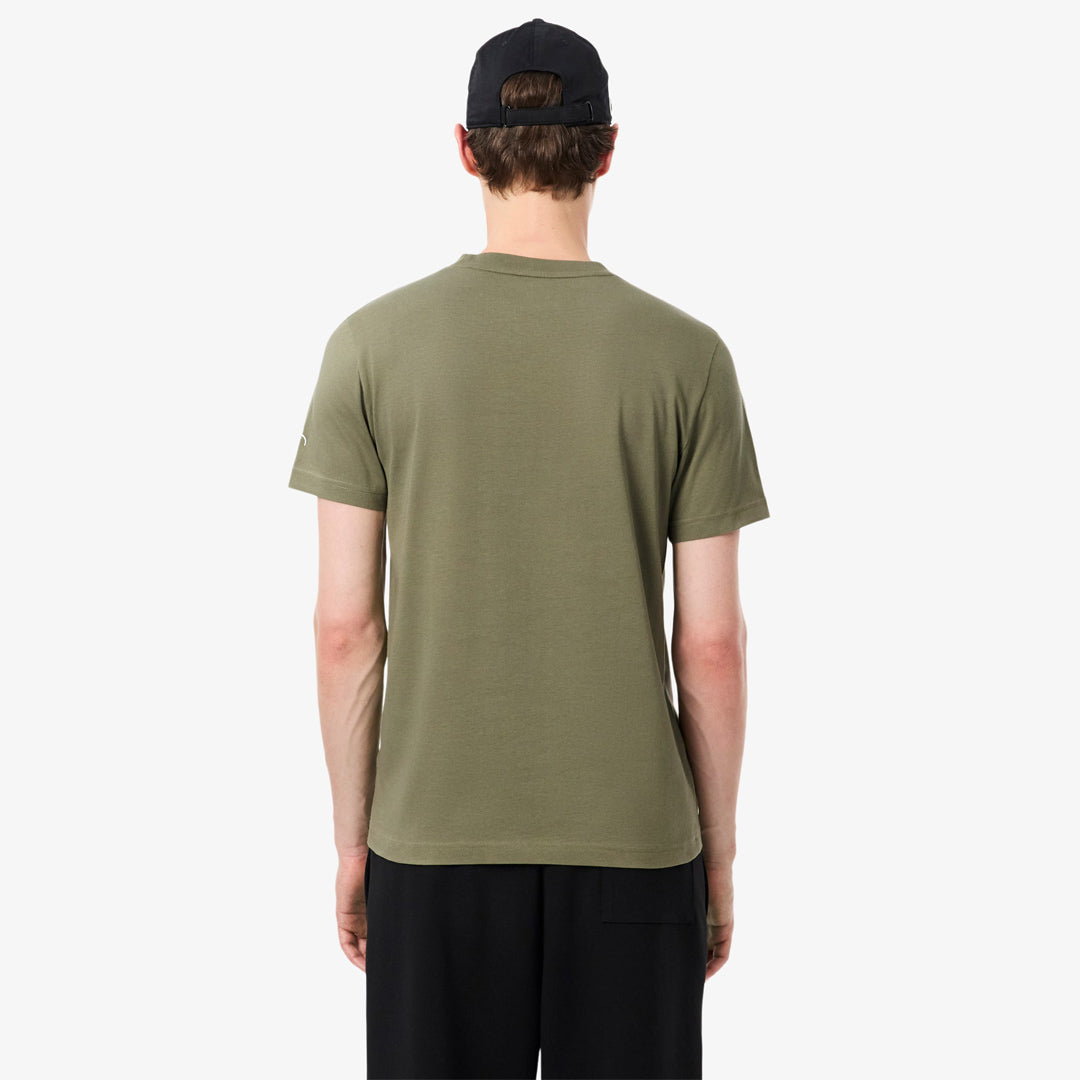 Lacoste Men's Novak Djokovic Cap and Tee Set - Khaki/White