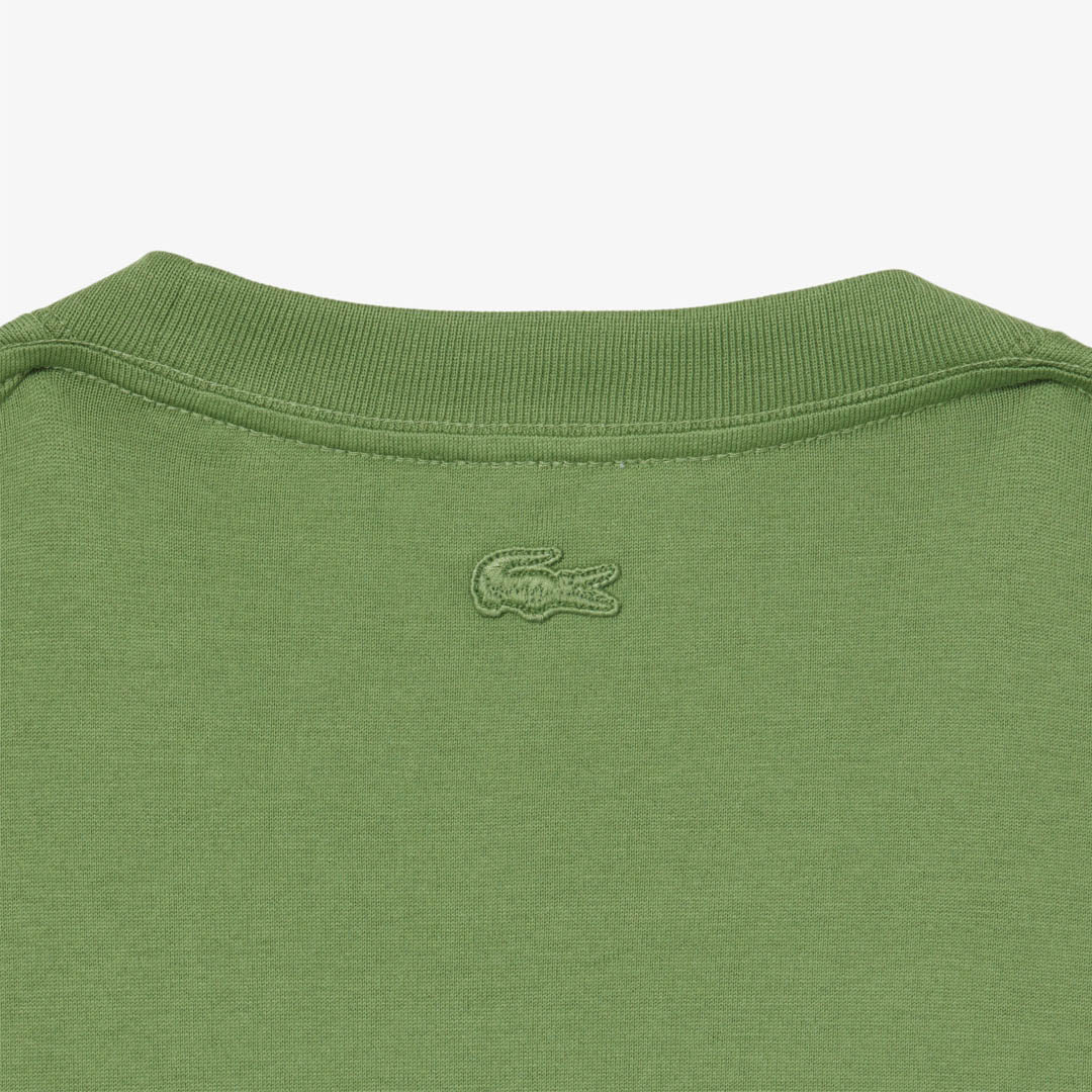 Lacoste Men's Embroidered Jersey Tee - Green/White