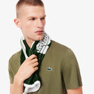 Lacoste Men's Ultra Dry Printed Tee - Khaki Green