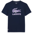 Lacoste Men's Medvedev X Tennis Tee - Navy Blue