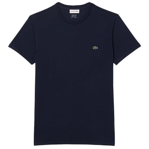 Lacoste Men's Pima Cotton Tee - Navy Blue