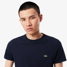 Lacoste Men's Pima Cotton Tee - Navy Blue