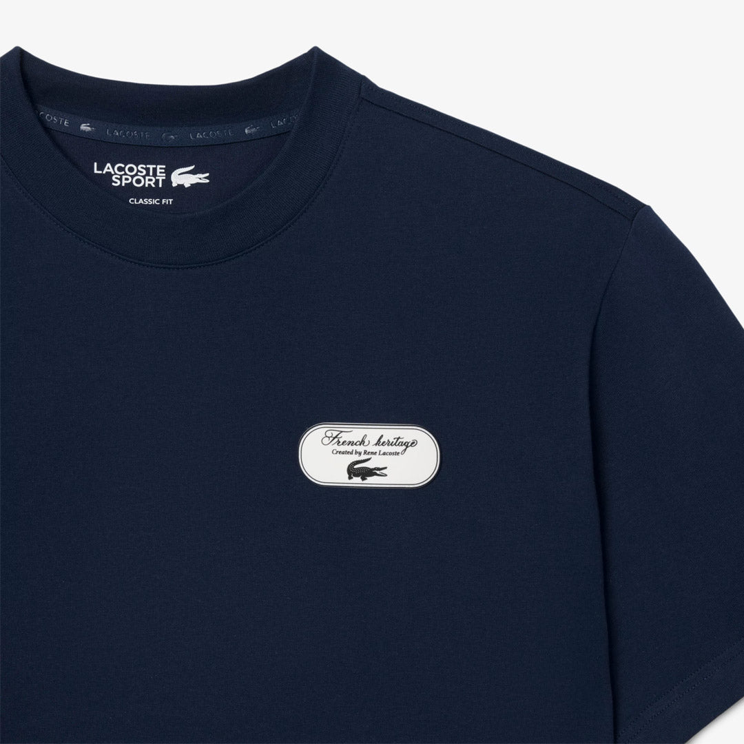 Lacoste Men's Heritage Tennis Tee - Navy