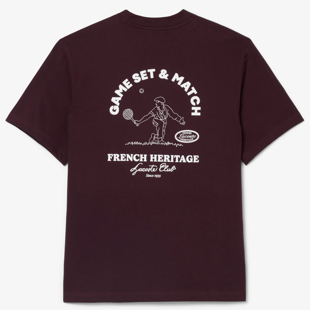Lacoste Men's Heritage Tennis Tee - Oxalis
