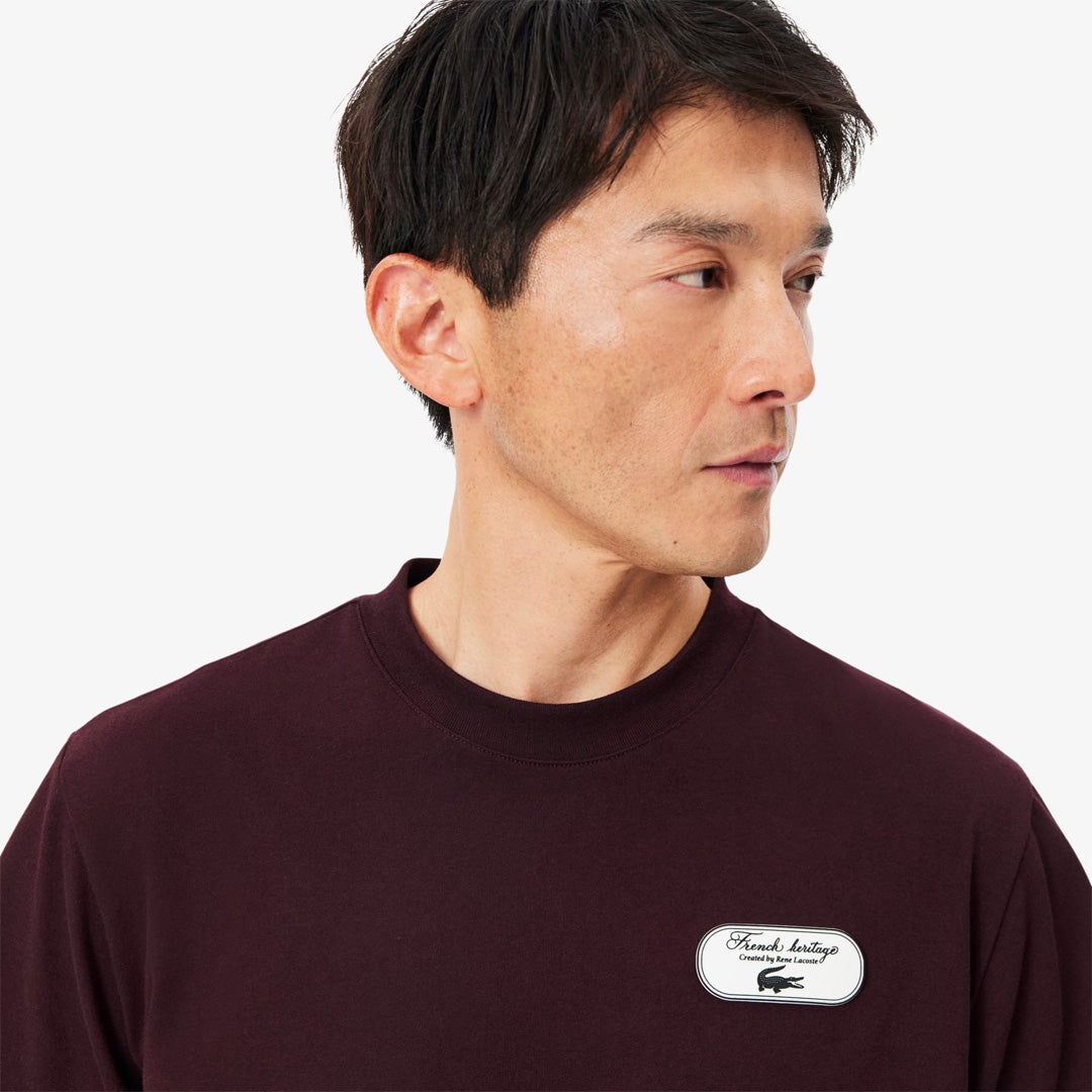 Lacoste Men's Heritage Tennis Tee - Oxalis