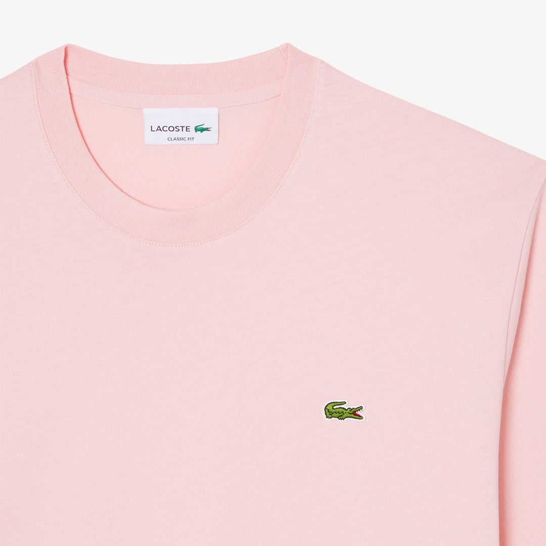 Lacoste Men's Cotton Tee - Light Pink