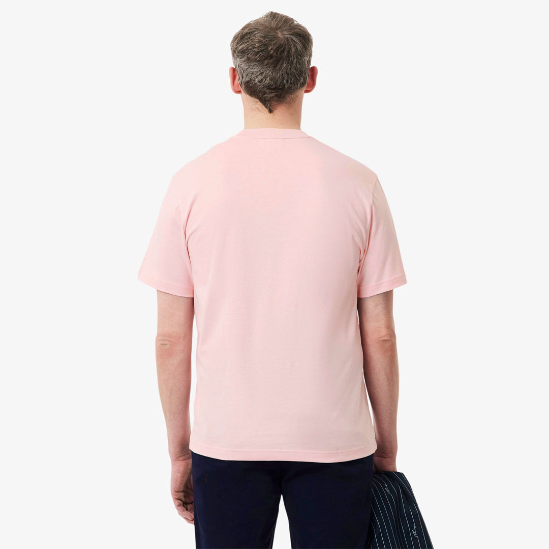Lacoste Men's Cotton Tee - Light Pink