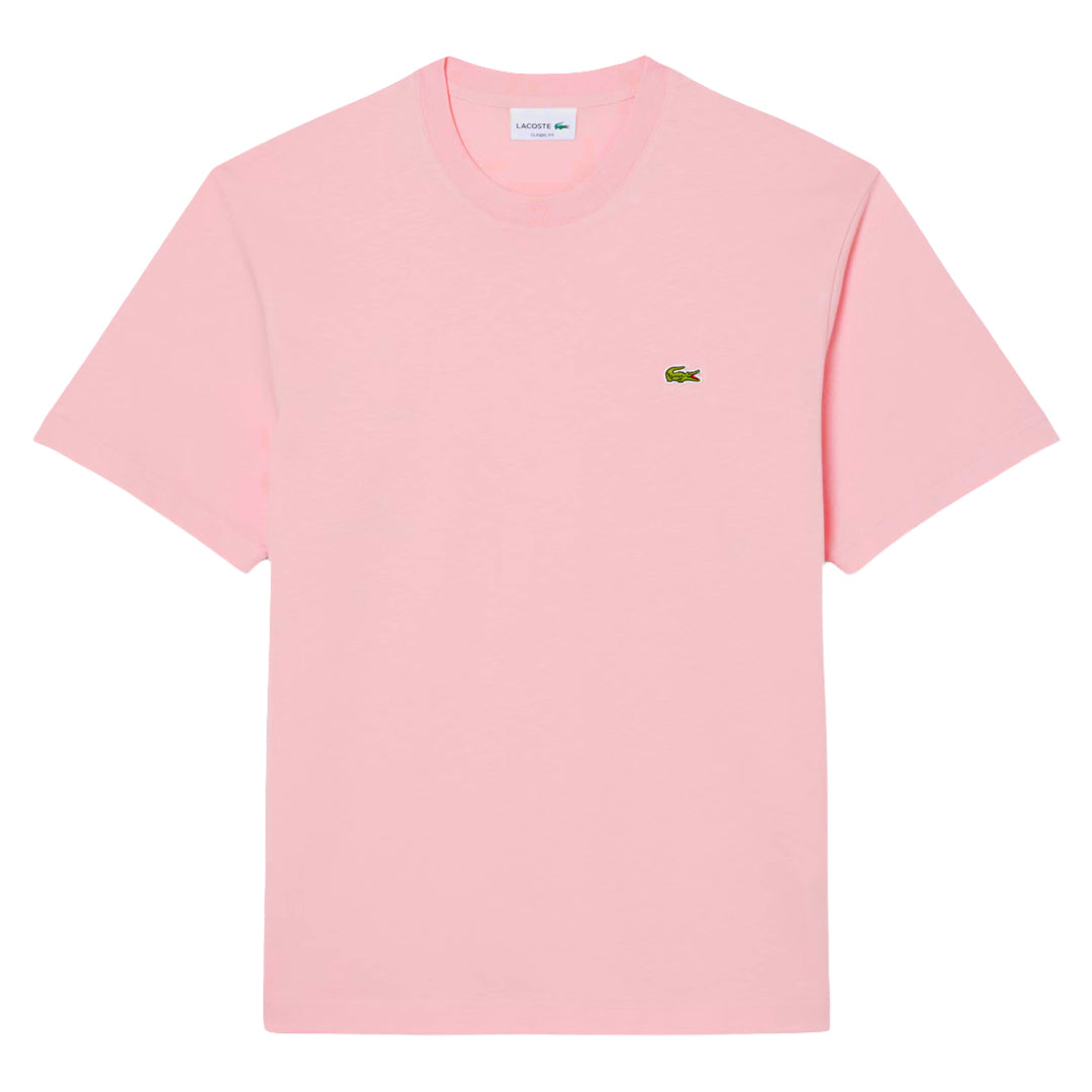 Lacoste Men's Cotton Tee - Pink