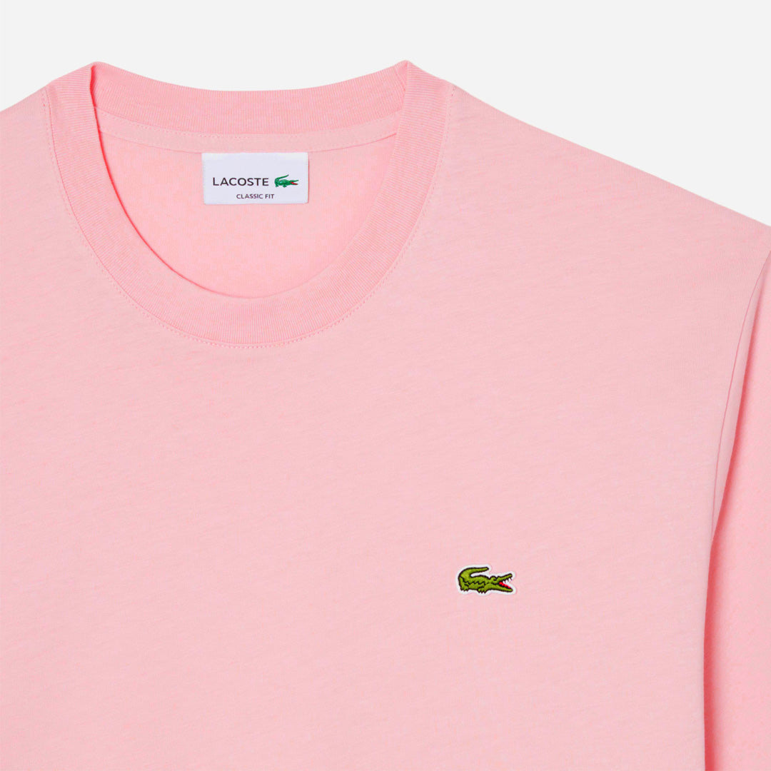Lacoste Men's Cotton Tee - Pink