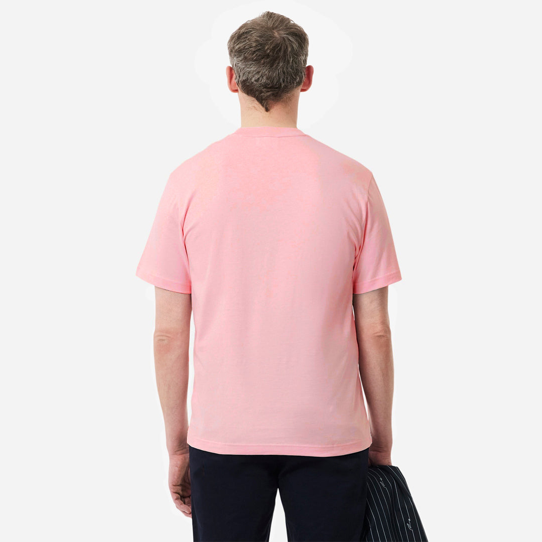 Lacoste Men's Cotton Tee - Pink