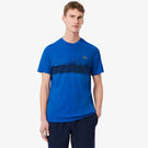 Lacoste Men's Novak Djokovic Tennis X Tee - Blue/Navy Blue