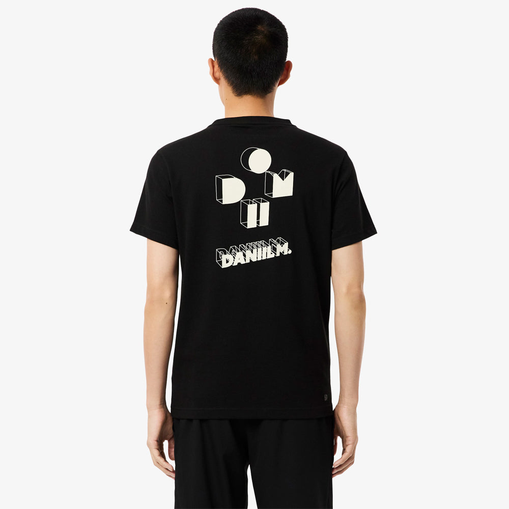 Lacoste Men's Medvedev X Tennis Ultra Dry Tee - Noir