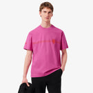 Lacoste Men's Paris Printed Tee - Pink