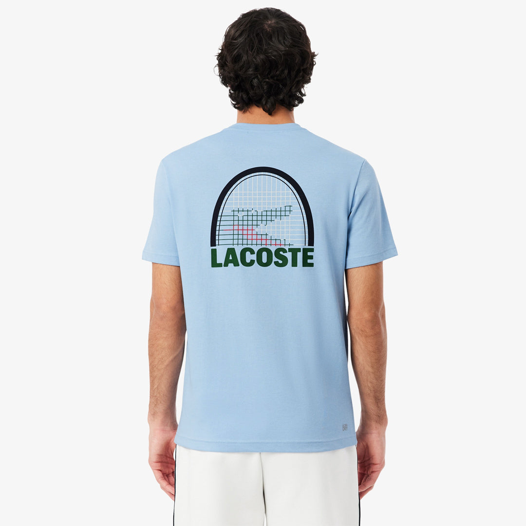 Lacoste Men's Medvedev X Tennis Tee - Light Blue
