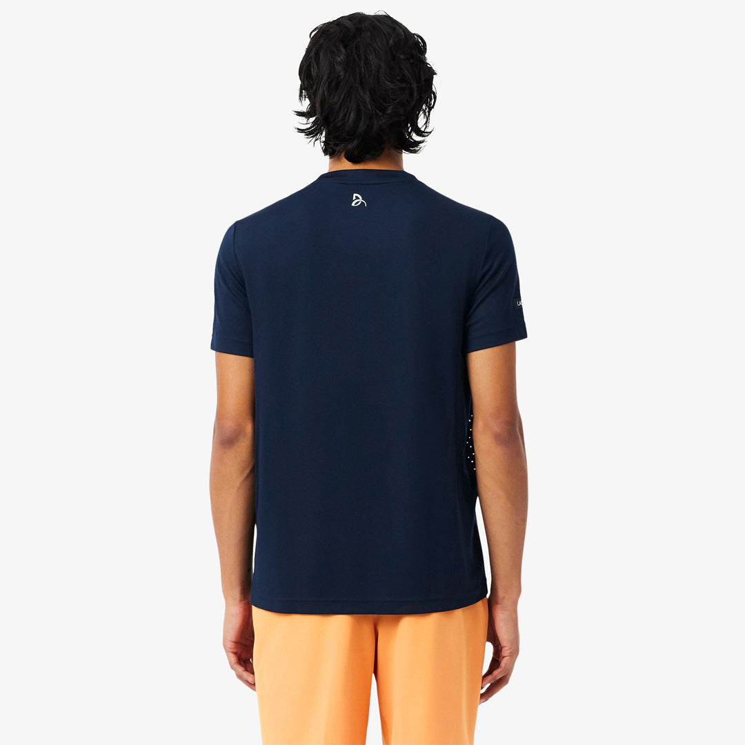 Lacoste Men's Djokovic X Tennis Crew - Navy Blue