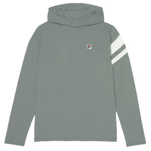 Fila Men's Essentials Longsleeve Hoodie - Monument Grey