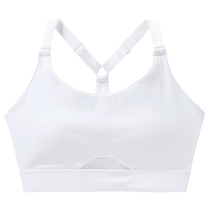 Fila Women's Medium Support Adjustable Strap Bra - White