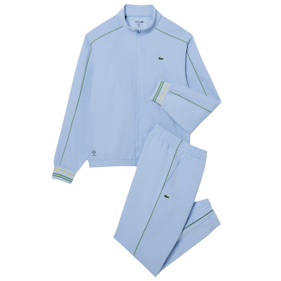 LACOSTE セットアップ(ブルー) Lacoste Men's Medvedev X Tennis Track Suit - Light Blue – Merchant