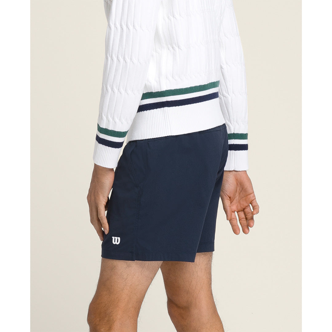 Wilson Men's Tennis Volley Unlined 6" Short - Navy