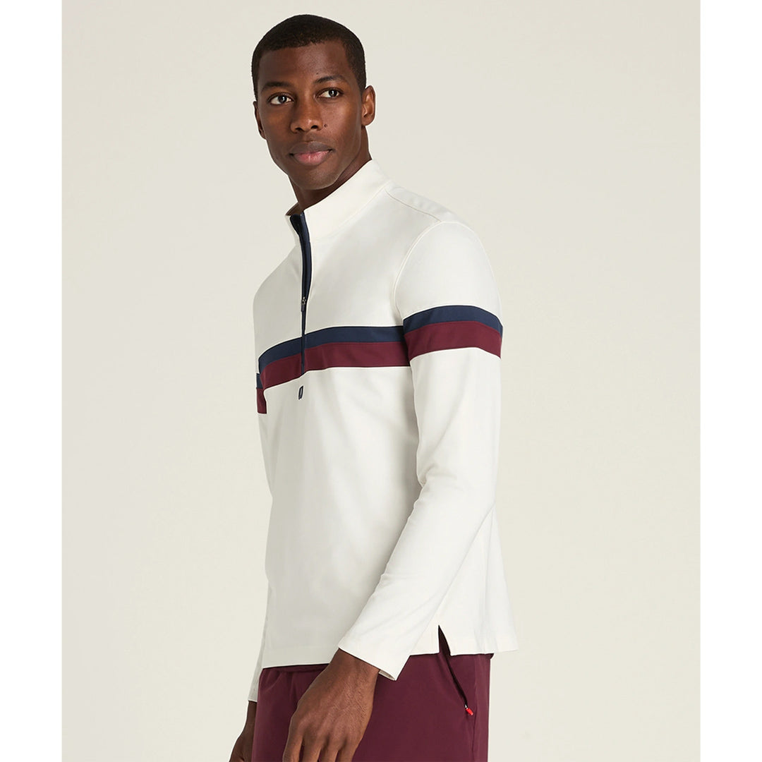 Wilson Men's Elevate Performance Half Zip Long Sleeve - Sandrift