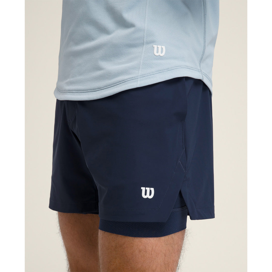 Wilson Men's Set Point 5" Lined Short - Navy