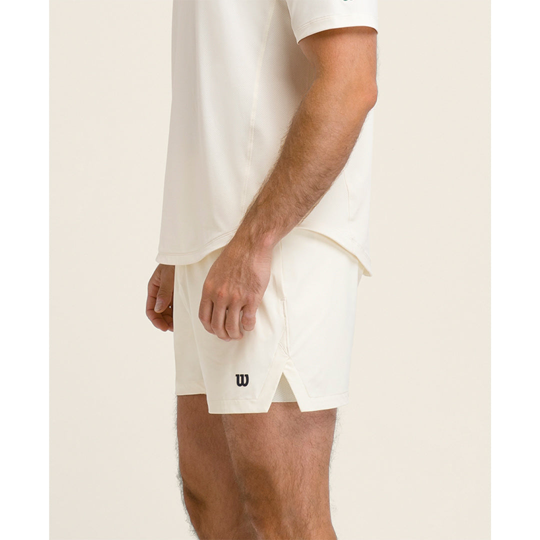 Wilson Men's Set Point 5" Lined Short - Sandrift