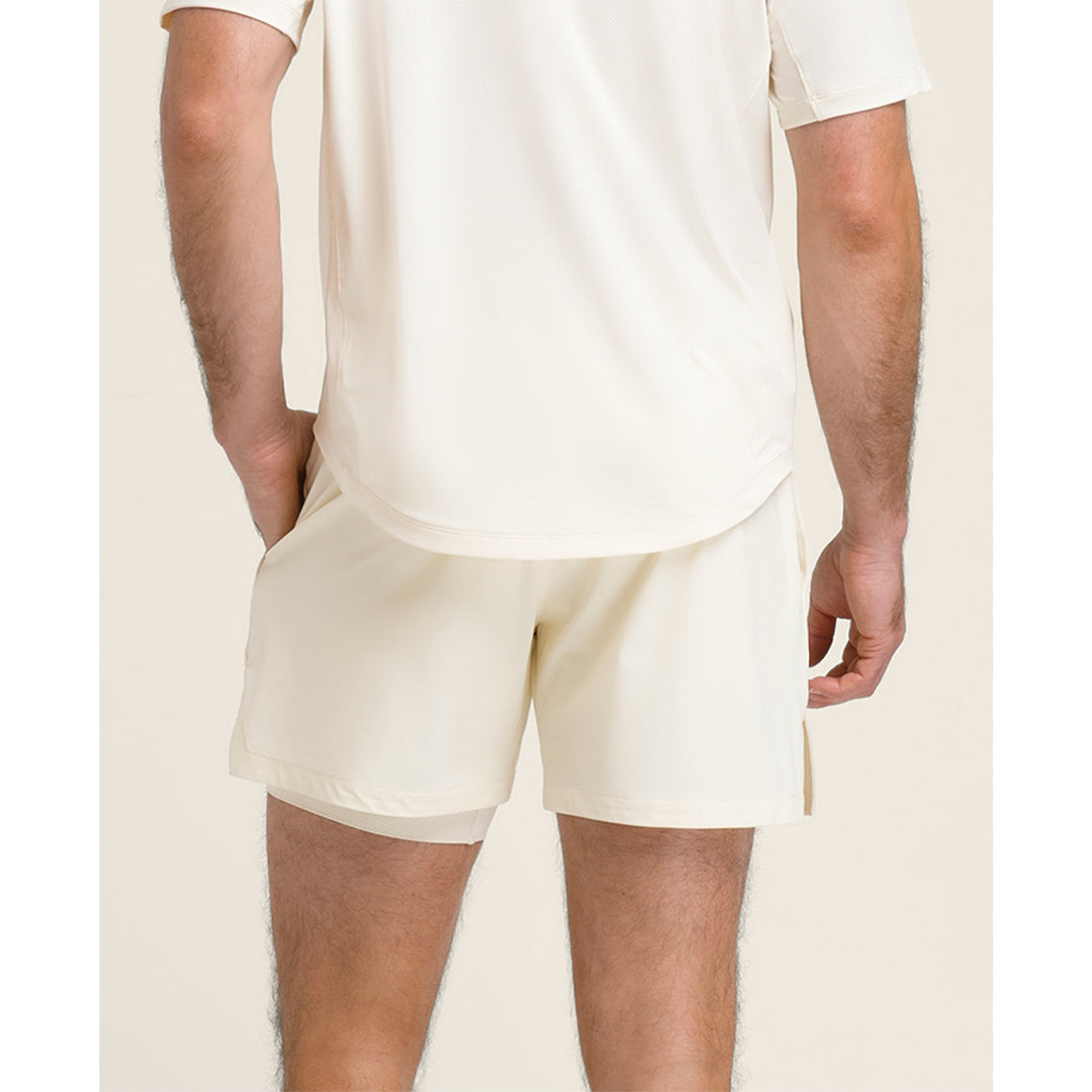 Wilson Men's Set Point 5" Lined Short - Sandrift