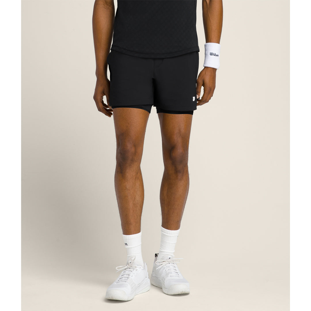 Wilson Men's Set Point 5" Lined Short - Black