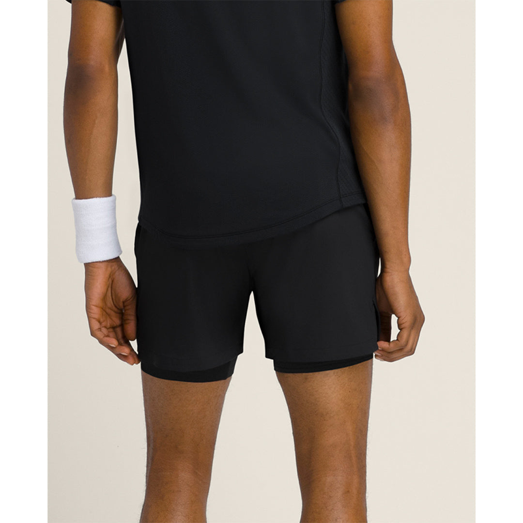 Wilson Men's Set Point 5" Lined Short - Black