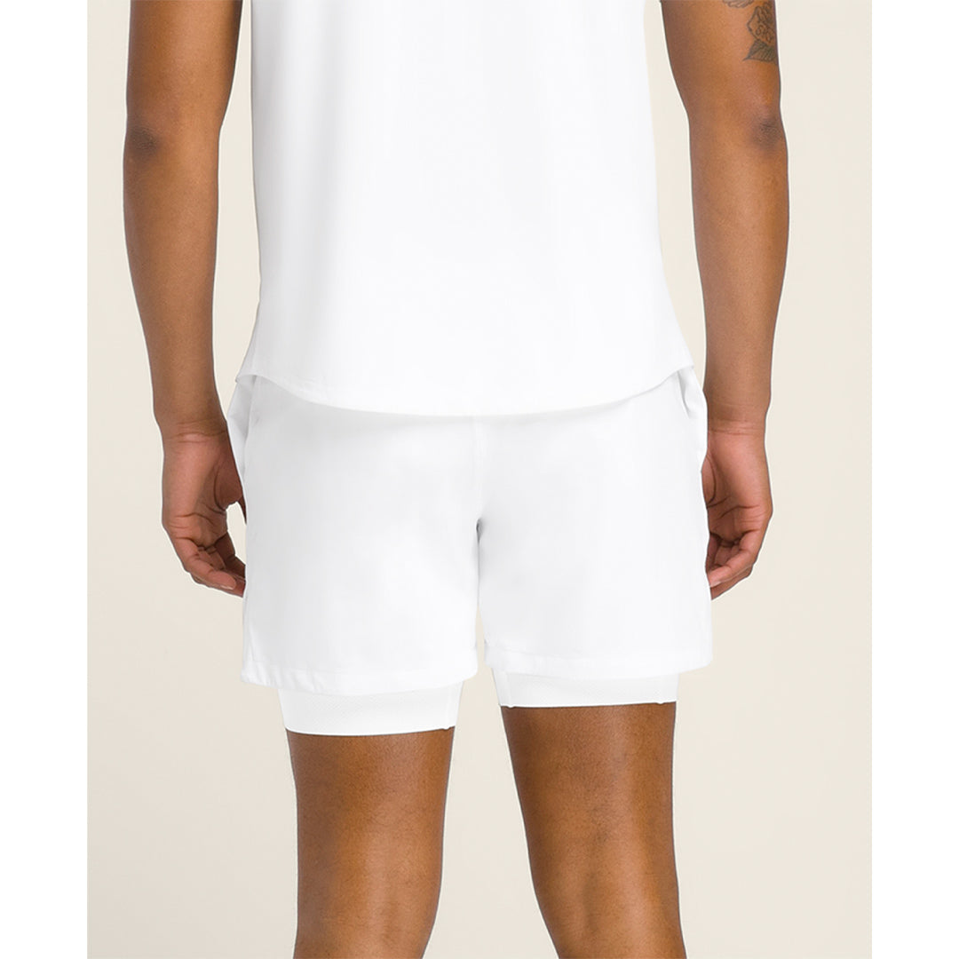 Wilson Men's Set Point 5" Lined Short - White