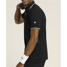 Wilson Men's Advantage 1/4 Zip Polo - Black